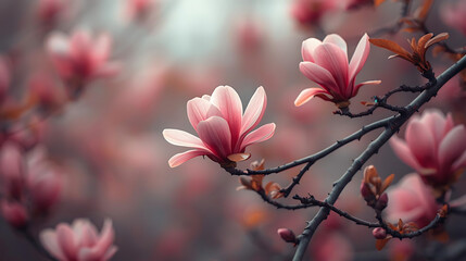 &ldquo;Whispers of Spring: Magnolia Close-Up&rdquo;