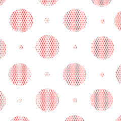和風の赤い丸の背景イラスト　Adobe Illustrator Artwork