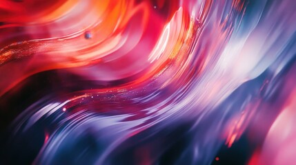 Vibrant swirls of color blend in a beautiful abstract design. This dynamic art captures movement and emotion in vivid hues.