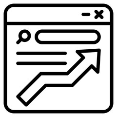 Website Traffic  Icon Element For Design