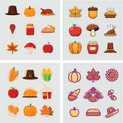Thanksgiving Icon Collection