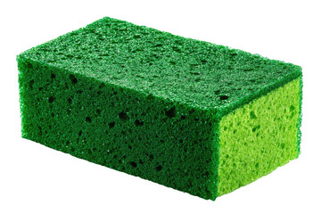 Green rectangular sponge
