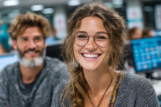 Hospital reception interaction under natural light. Generative AI