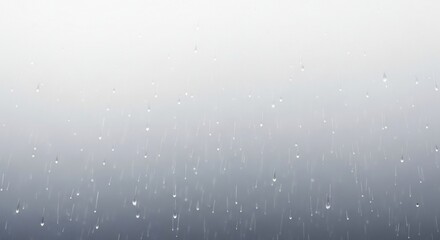 Gentle rain falling creating soothing atmosphere, perfect for meditation backgrounds or calm weather visualizations, bringing a sense of tranquility and peace
