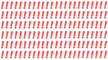 びっくりマーク（背景透過）の背景のイラスト