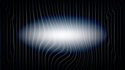 Abstract Background with Curved Lines and Luminous Center creating a mesmerizing visual effect with depth and movement in a modern style graphic art piece