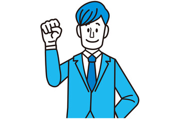 ビジネス, サラリーマン, 応援, ガッツ, ガッツポーズ, 信頼, 頼もしい, お知らせ, 案内, 説明, プレゼン, 会社, 社員, 仕事, 職業, 社会, スーツ, 会社員, ビジネスマン, 営業マン, 営業, 働く, パパ, おすすめ, 笑顔, 提案, 男性, オフィス, 新入社員, 社会人, イラスト, 人, 手, きずな, 笑う, 男, マネージャー, サイン, 成功, プロ