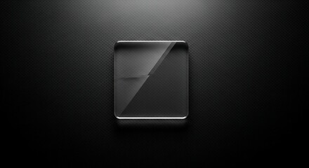 Sleek glass panel with a modern feel, perfect for overlays, UI elements, and minimalist designs on a textured dark backdrop, bring a touch of elegance to your project