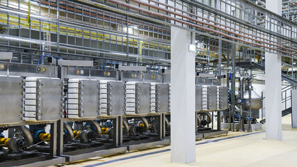 A plant for deep processing of corn grains.