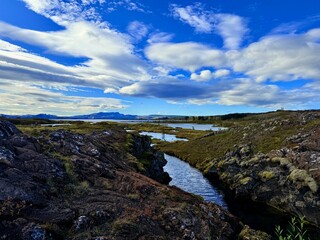 Underwater View of Silfra Fissure, Thingvellir National Park, Iceland