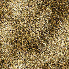 Realistic seamless golden glitter background