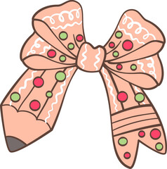 Teacher Christmas Clipart , Cute Pastel Holiday Classroom , Hand Drawn Teacher Coffee School Illustration