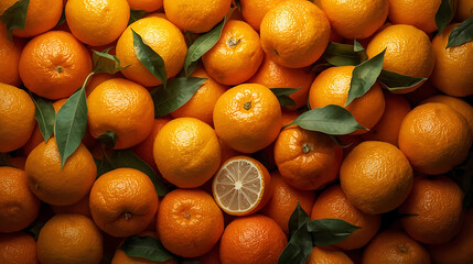 &ldquo;Citrus Glow: Sliced and Whole Tangerines&rdquo;