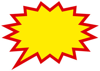 ビックリ,ギザギザ,枠,フレーム,危険,注目,激安,警告,ジグザグ,トゲトゲ,吹き出し,目立つ,爆発,ふきだし,セリフ,チラシ,セール,黄色,赤,注意,バクダン,ポップ,びっくり,衝撃,驚き,驚く,驚愕,衝突,ぶつかる,パンク,破裂,効果,強調,バーン,インパクト,マーク,コメント,価格,素材,派手,炸裂,エフェクト,図形,飾り枠,囲み枠,イラスト