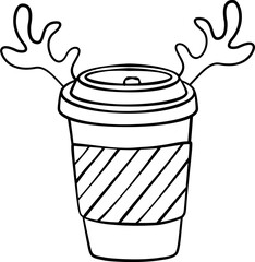 Teacher Christmas Stamp Clipart , Cute Pastel Teacher Holiday Clipart , Kawaii Classroom Christmas PNG , Cozy Coffee School Winter Clip Art