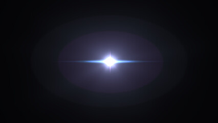 A stunning light flare shines brightly, perfect for adding a touch of magic and brilliance to your creative projects or for creating a futuristic, eye-catching design with a modern, clean aesthetic