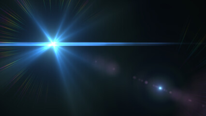 Dynamic blue light flare effect for stunning visuals and modern designs, creating a vibrant and energetic atmosphere for technology, science, or creative projects to capture attention