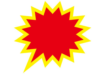 ビックリ,ギザギザ,枠,フレーム,危険,注目,激安,警告,ジグザグ,トゲトゲ,吹き出し,目立つ,爆発,ふきだし,セリフ,チラシ,セール,黄色,赤,注意,バクダン,ポップ,びっくり,衝撃,驚き,驚く,驚愕,衝突,ぶつかる,パンク,破裂,効果,強調,バーン,インパクト,マーク,コメント,価格,素材,派手,炸裂,エフェクト,図形,飾り枠,囲み枠,イラスト