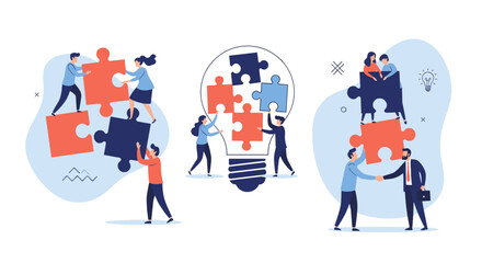 Teamwork and Collaboration in Business Building Blocks.