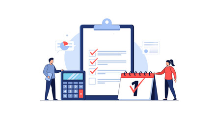 Business Planning and Financial Management with Checklist and Calendar.