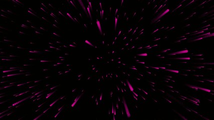 Radiating pink circles and streaks on dark background creating explosion digital image photo. Pink Streaks and Circles Radiating from a Central Point on Black explosion. - Powered by Adobe