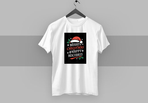 Christmas T Shirt Design Layout