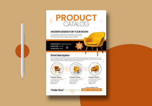 Modern Furniture Flyer Design