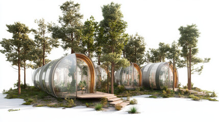 Eco reforestation pods – Modular reforestation pod blueprint with soil anchors and hydration gel zones for post-wildfire recovery.