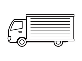 トラック_モノクロ