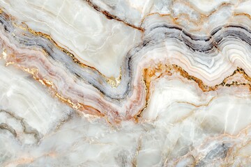 Onyx marble texture with gold accents, luxurious stone material background image