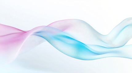 Pastel colored cloth waves