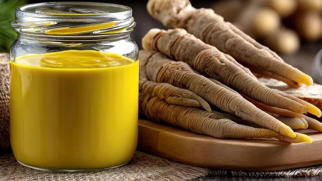 Discover how to make traditional ginger paste at home with fresh ginger and turmeric, perfect for enhancing your cooking