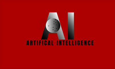 Modern AI Vectore logo Design 