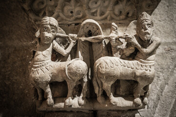 Pair Centaurs Facing Each Other