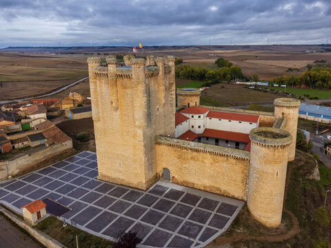 Castle of the Comuneros, Torrelobaton Castle, Torrelobat&oacute;n, Province of Valladolid, Castile and Leon, Spain