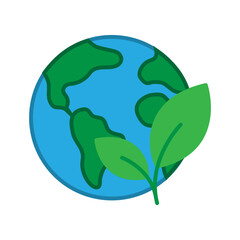 Global Environment Protection Symbol. Ecology, Planet, and Nature Concept