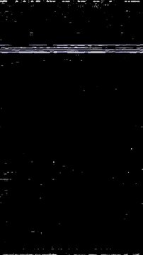 VHS glitch effect with moving horizontal streaks and line noise, seamless overlay on a vertical transparent background