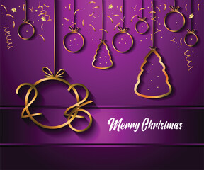 2026 Merry Christmas background for your seasonal invitations, festival posters, greetings cards.