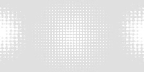 Dot white gray wave light technology texture background. Abstract big data digital concept.