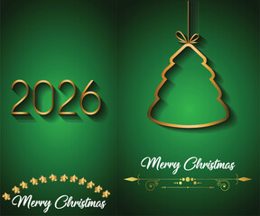 2026 Merry Christmas background for your seasonal invitations, festival posters, greetings cards.