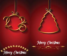 2026 Merry Christmas background for your seasonal invitations, festival posters, greetings cards.