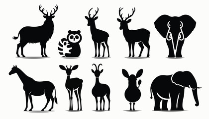 vector animal silhouette