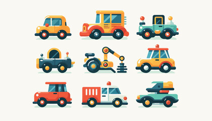 Naklejka premium flat design car vector