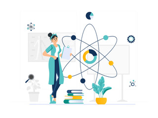 Modern Data Science and Analytics Illustration