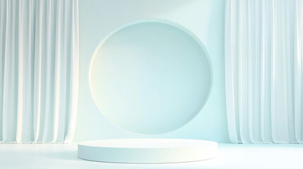 luxury cylinder podium