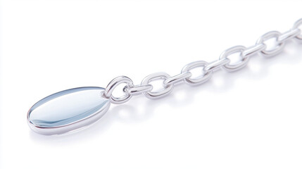 silver chain with a pendant