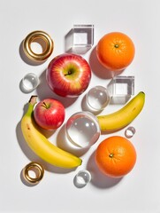 healthy breakfast with fruits