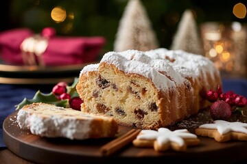 Traditional German Christmas Stollen
