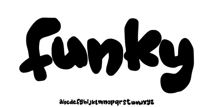 Elegant Font. Groovy Font. Graffiti Font. Creative Hand Drawn Uppercase. Street Art Classic Lettering Fashion Designs Typography modern serif decorative vintage concept vector illustration