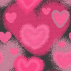 pink hearts background
